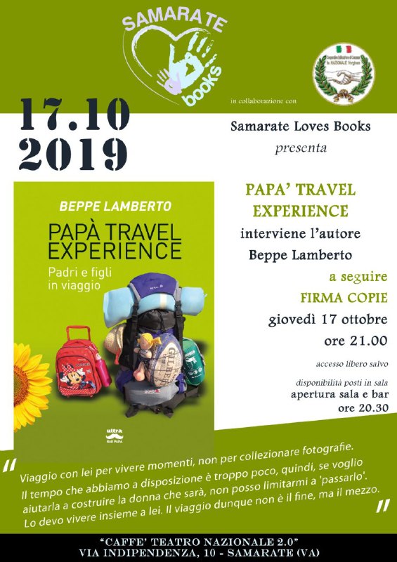 Papa Travel Experience Presentazione